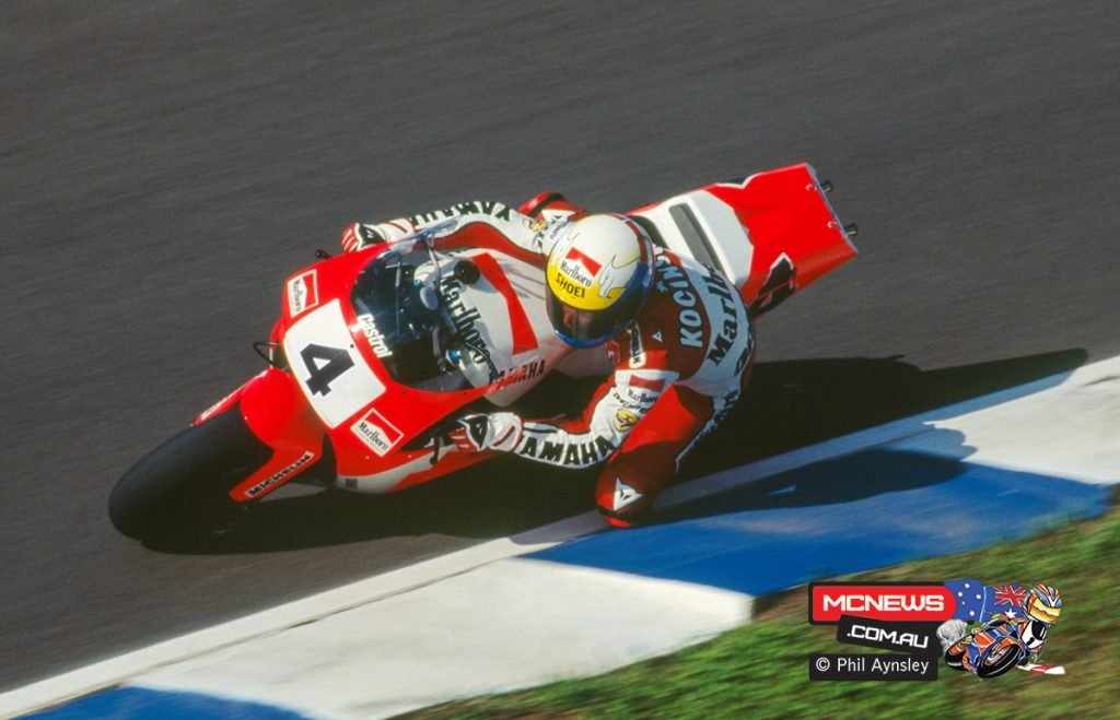 John Kocinski on the Yamaha YZR500 at Eastern Creek in 1992