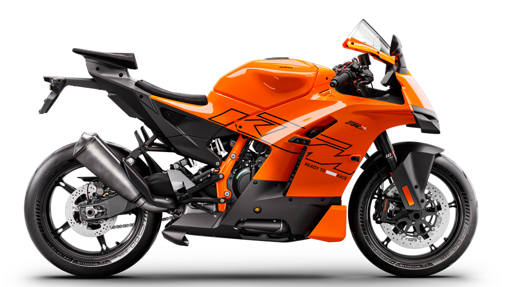 KTM 990 RCR in orange livery inspired by KTM’s RC16 MotoGP bike