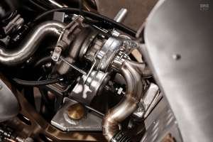 Turbocharged Vespa GT 200 with handmade bodywork