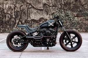 NEIGHBORHOOD x Rough Crafts custom Harley Street Bob